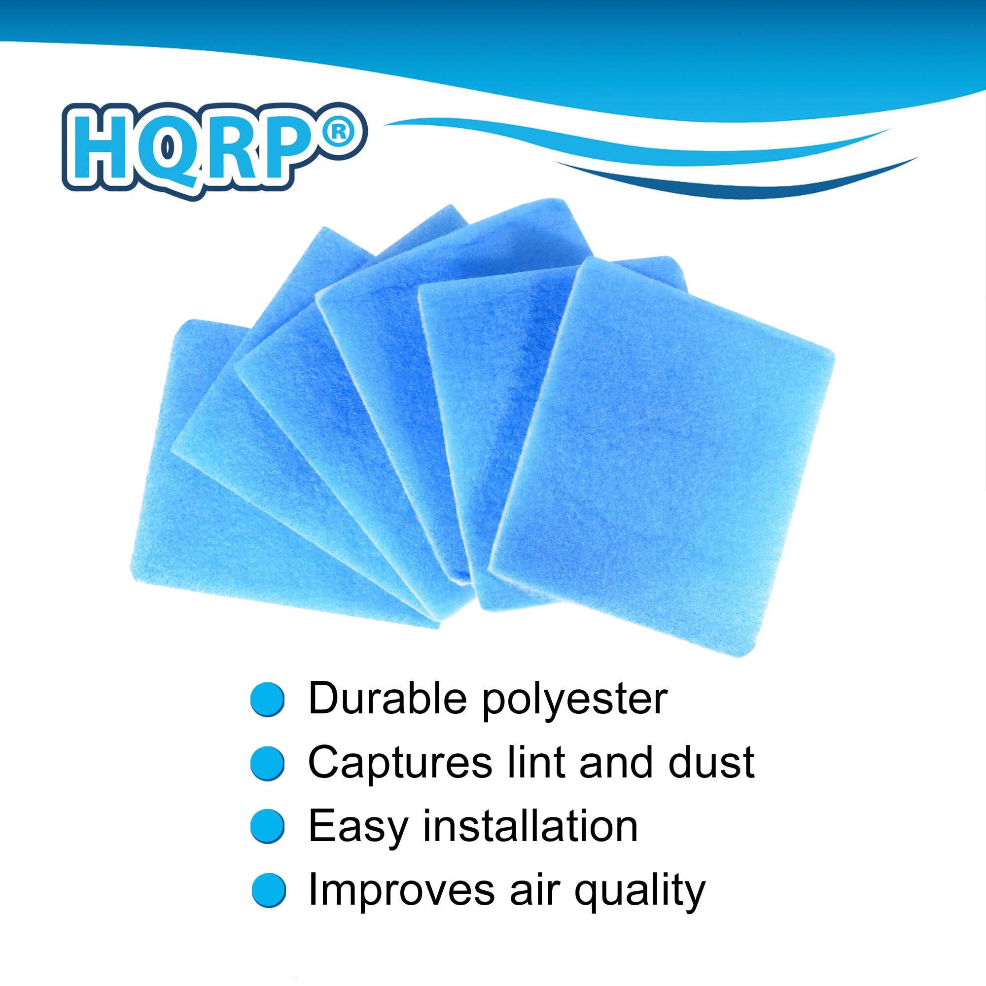 HQRP®

- Durable polyester
- Captures lint and dust
- Easy installation
- Improves air quality