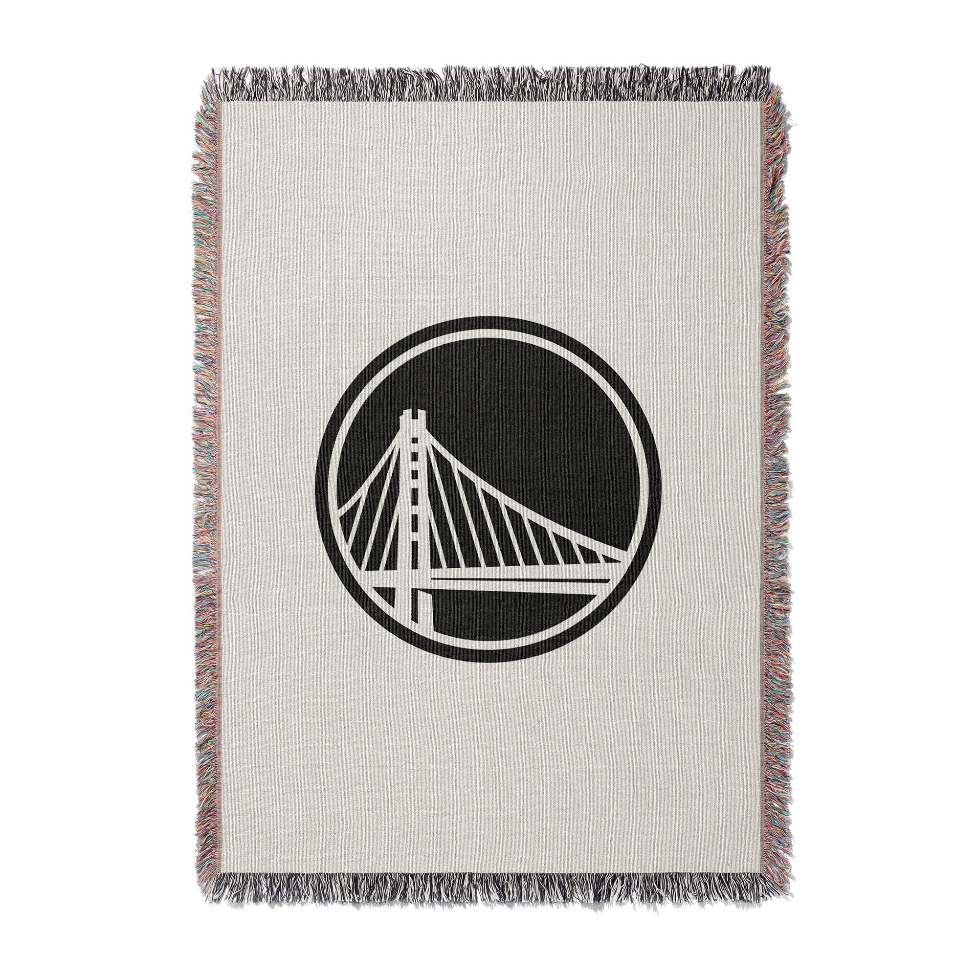 Chad & Jake - Golden State Warriors Woven Blanket - White