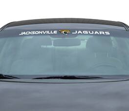Evergreen Decor - Jacksonville Football Jaguars Licensed Automobile Windshield Decal - Multi