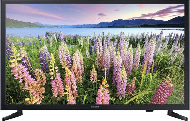 Samsung - 32" Class (31-1/2" Diag.) - LED - 1080p - HDTV - Black - Front Zoom