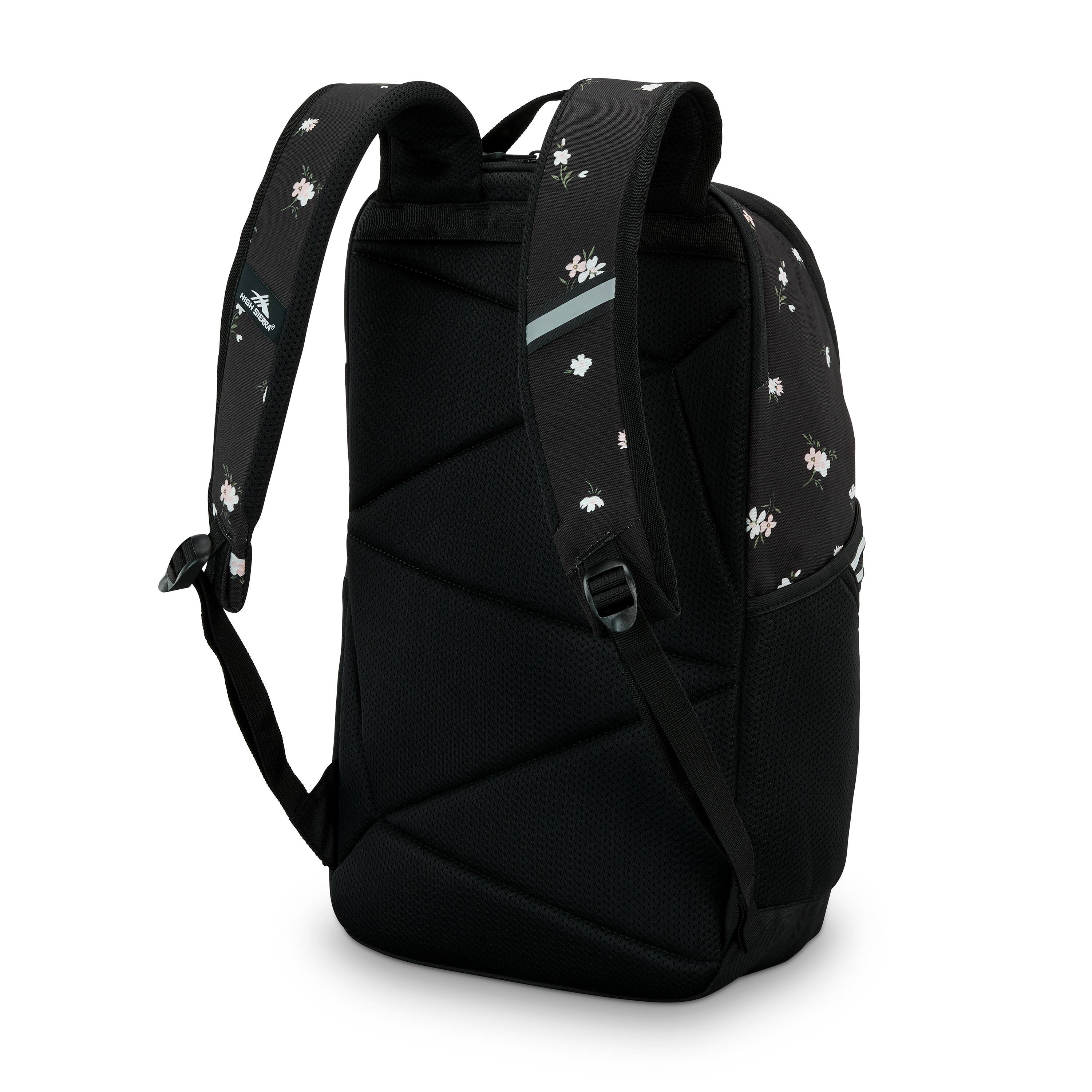 Left. High Sierra - BTS 2020 Swoop SG Backpack - Floral / Black.
