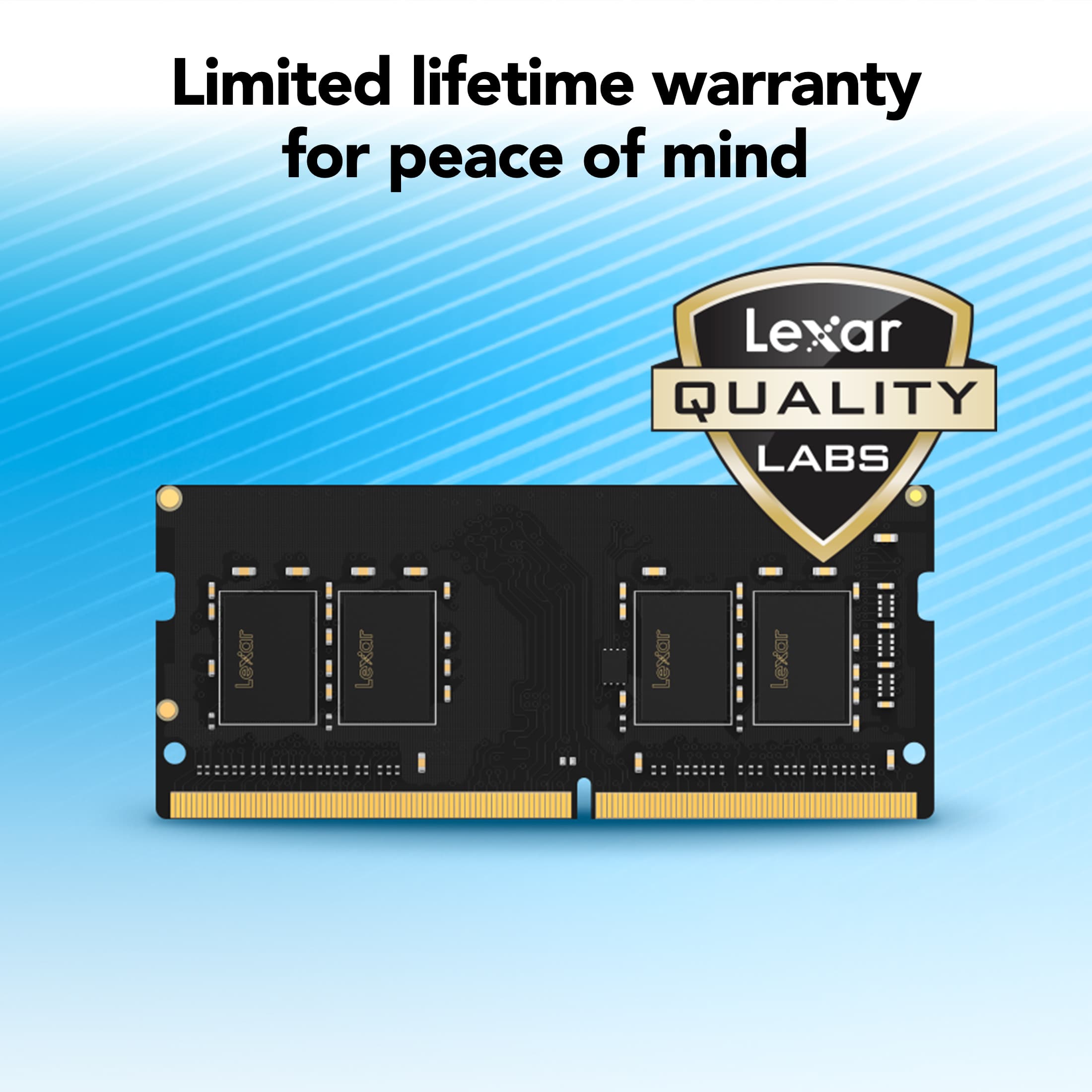 Lexar 16GB DDR4 3200MHz メモリ Lexar 16GB (1x16GB) DDR4 SODIMM RAM 3200MT/s (Compatible with