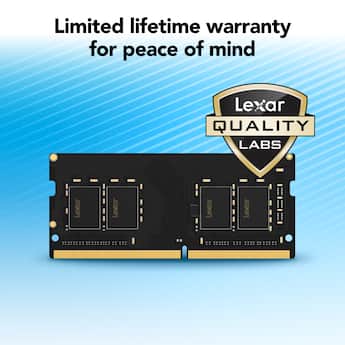 Lexar 16GB (1x16GB) DDR4 SODIMM RAM 3200MT/s (Compatible with Lexar 16GB (1x16GB) DDR4 SODIMM RAM 3200MT/s (Compatible with