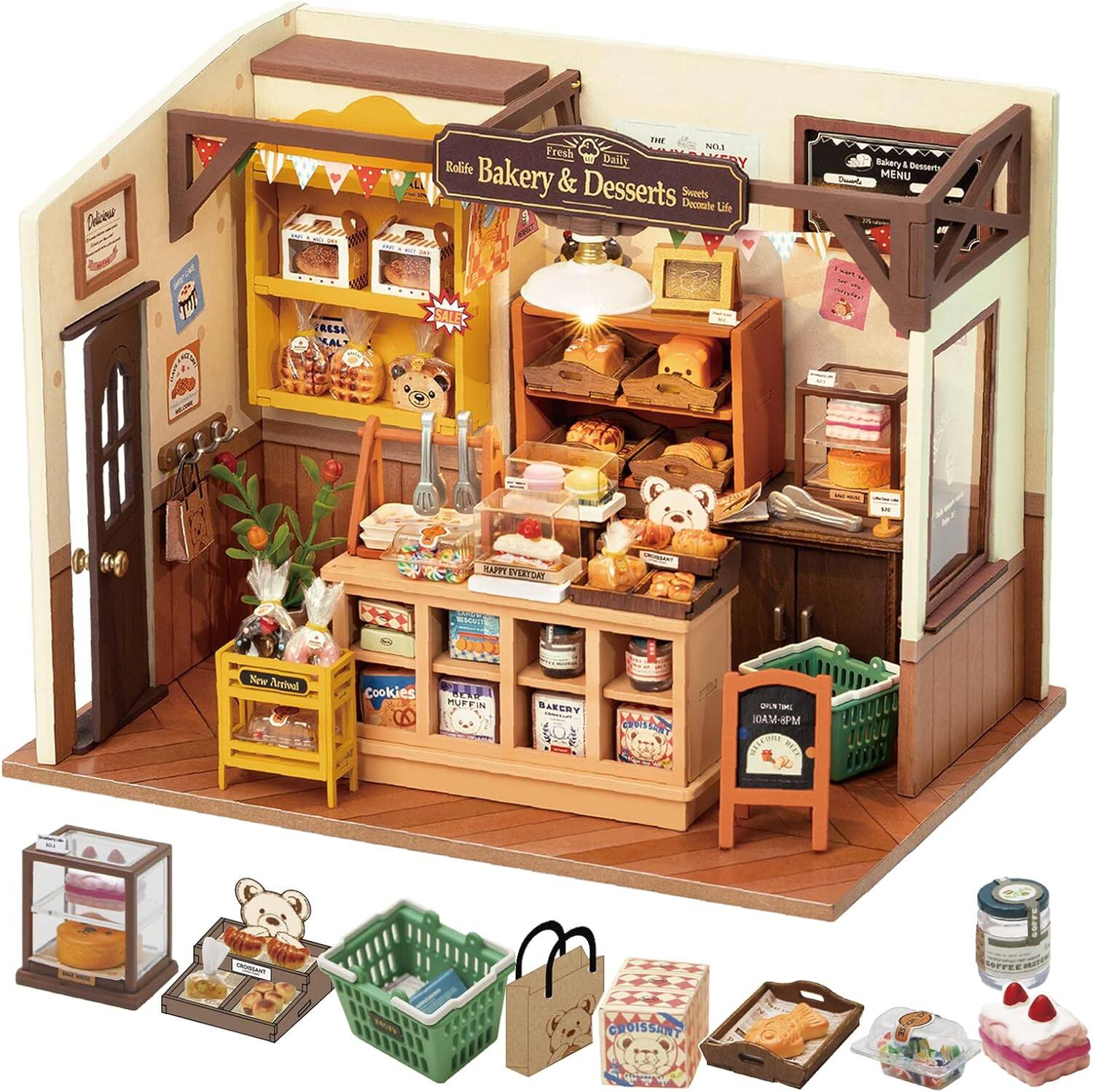 Cdoera FHr NO.1 Fresh Daily Rolife Bakery & Desserts Sweets Decorate Life Bakery I Desserts De MENU I RESA AL SSALEC KAPN EVERTOAN New Areiol Cookies es KI 6 KrL MUFEIN BAKERY CvlagT GR0S i - -PM - rE  DACO CROISSANT
