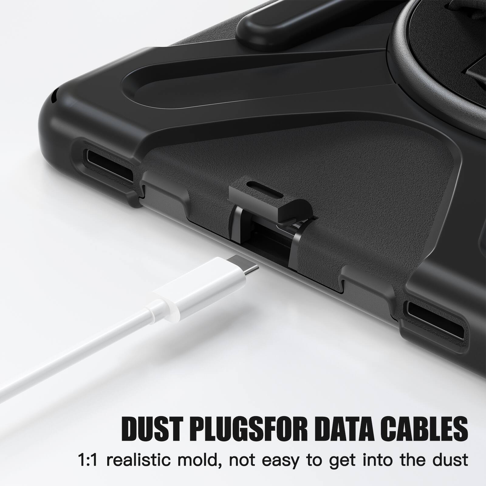 DUST PLUGS FOR DATA CABLES  
1:1 realistic mold, not easy to get into the dust