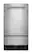Front. KitchenAid - 18 inch 35-Lb. Ice Maker - PrintShield Stainless Finish.