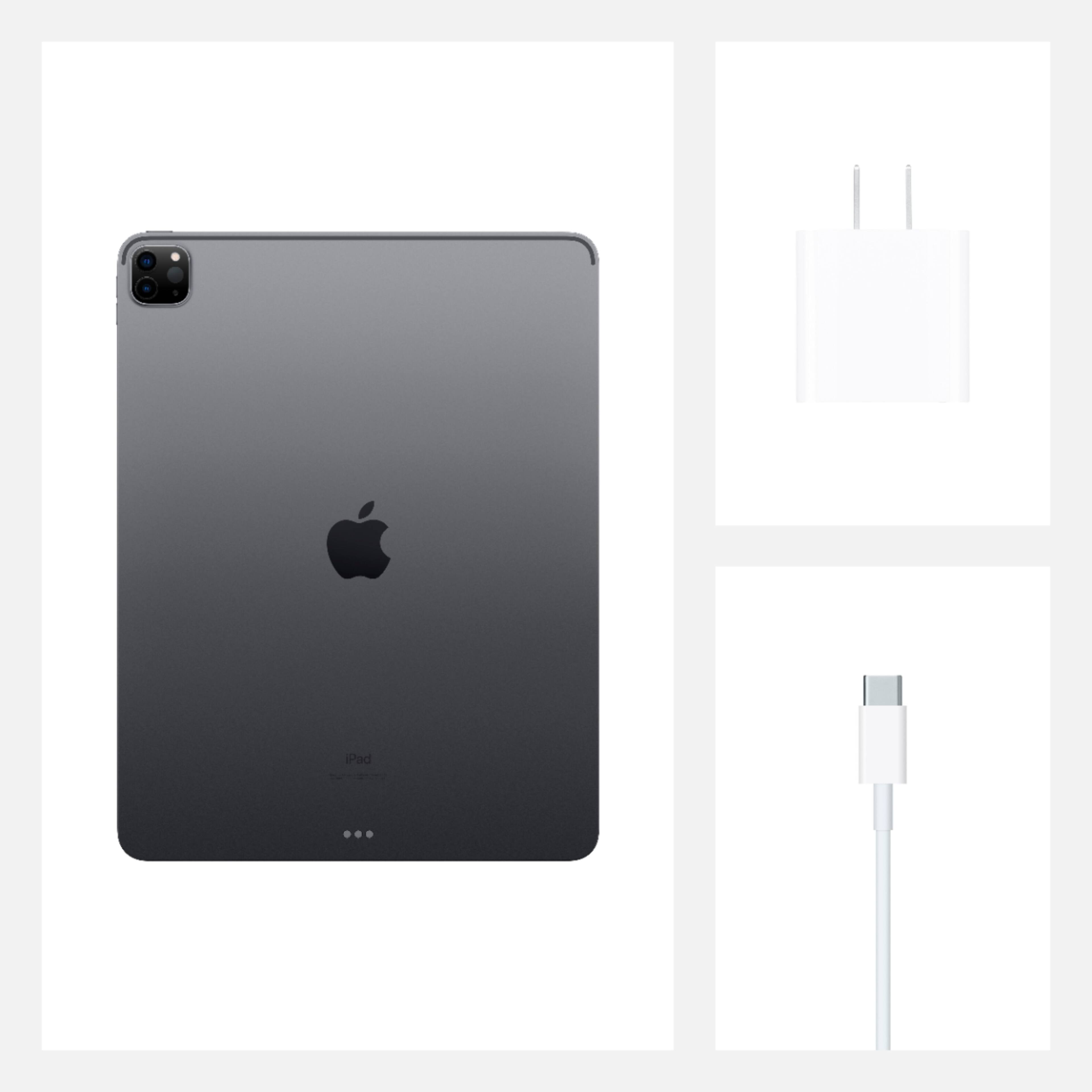 Apple iPad Pro 12.9 128 GB (4ª Gen.) Gris Acero Versión Wi-Fi + 4G LTE ( Reacondicionado) iPadOS 15 - Smart Generation