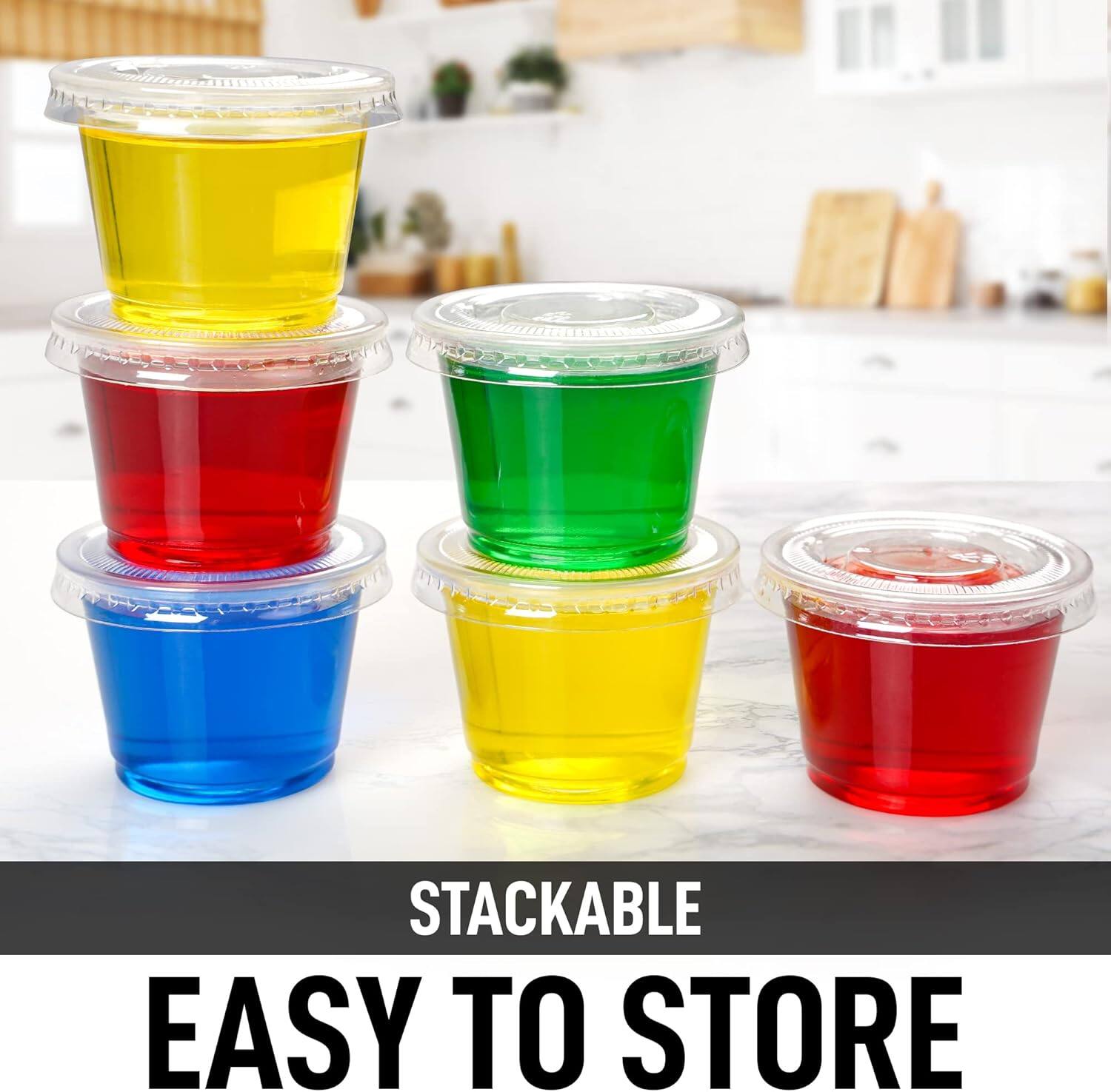 STACKABLE  
EASY TO STORE