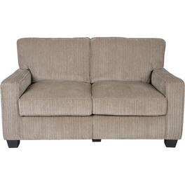 Serta - RTA Santa Cruz Collection 61- inch Loveseat - Beige