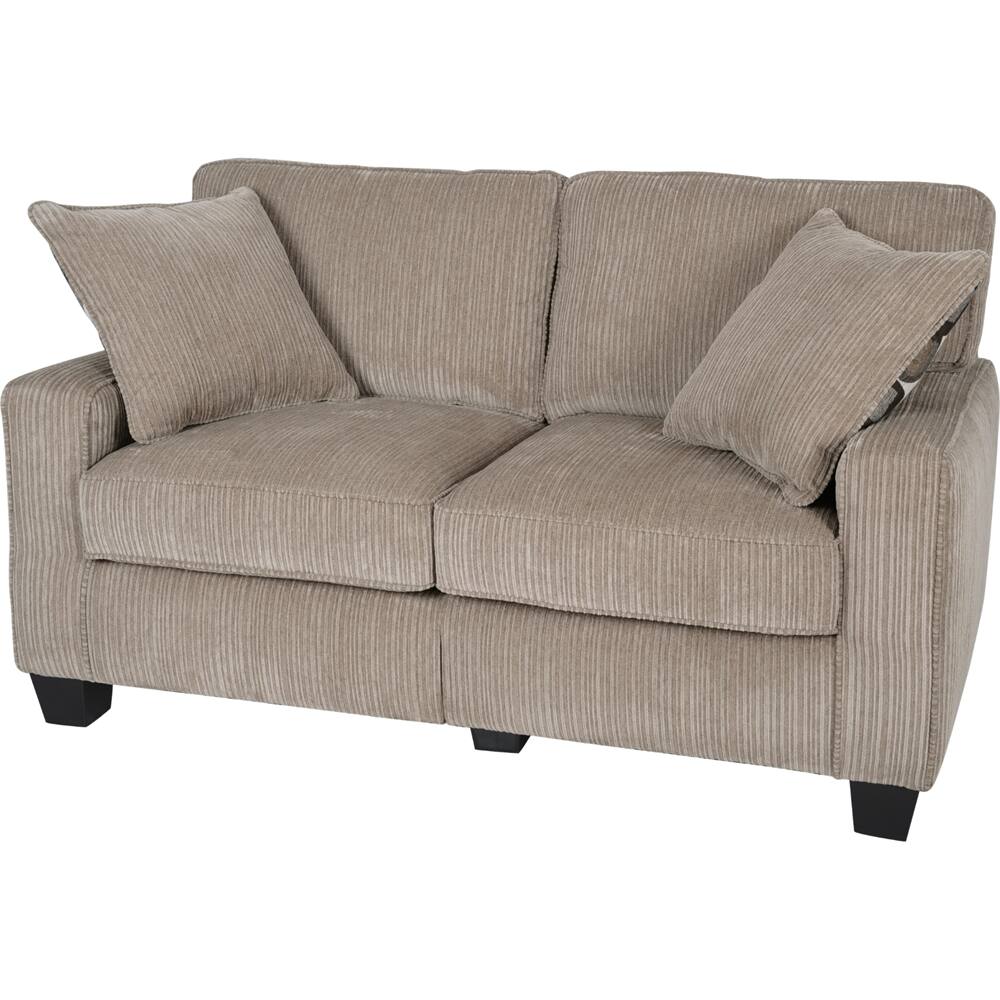 Alt View 11. Serta - RTA Santa Cruz Collection 61- inch Loveseat - Beige.