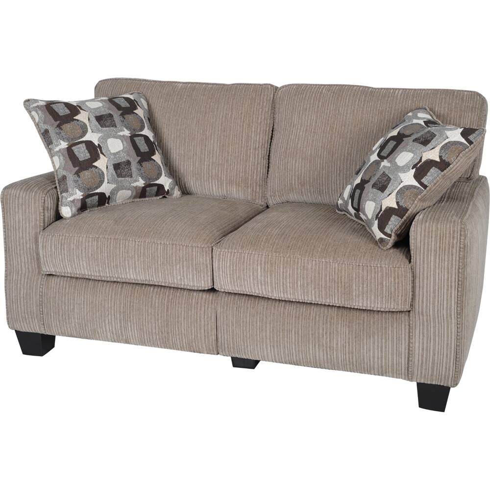 Alt View 12. Serta - RTA Santa Cruz Collection 61- inch Loveseat - Beige.