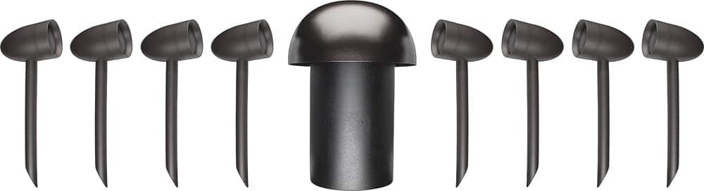 Front. Sonance - SR1 - Sonarray 8.1-Ch. Outdoor Speaker System with In-Ground Subwoofer (Each) - Black/Brown.