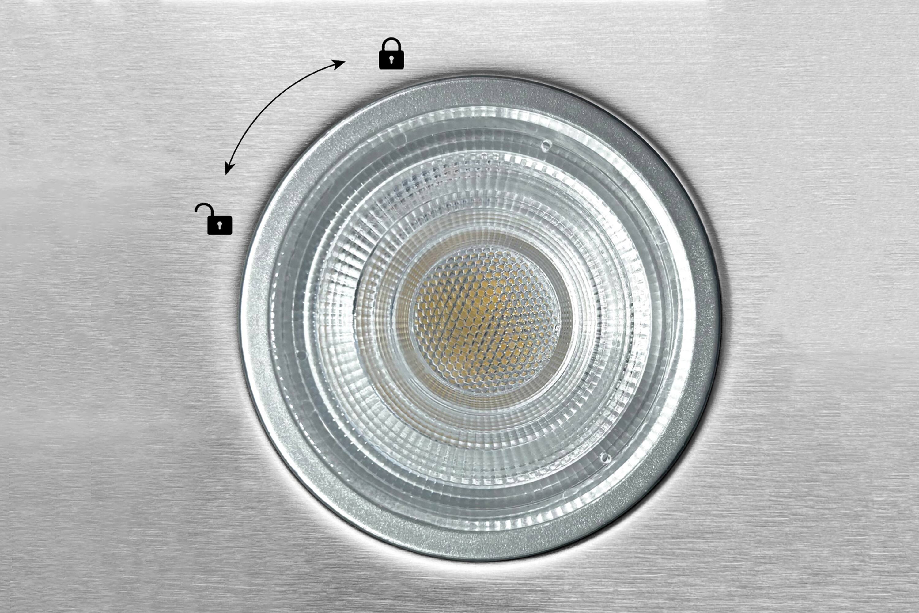 Alt View 6. Hauslane - Hauslane Pro-Style 42" IN-R200 Built-In Convertible Range Hood, 18.5” Deep - Silver.