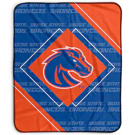 Pegasus - Boise State Broncos 50" x 60" Diamond Logo Fleece Blanket - Multicolor
