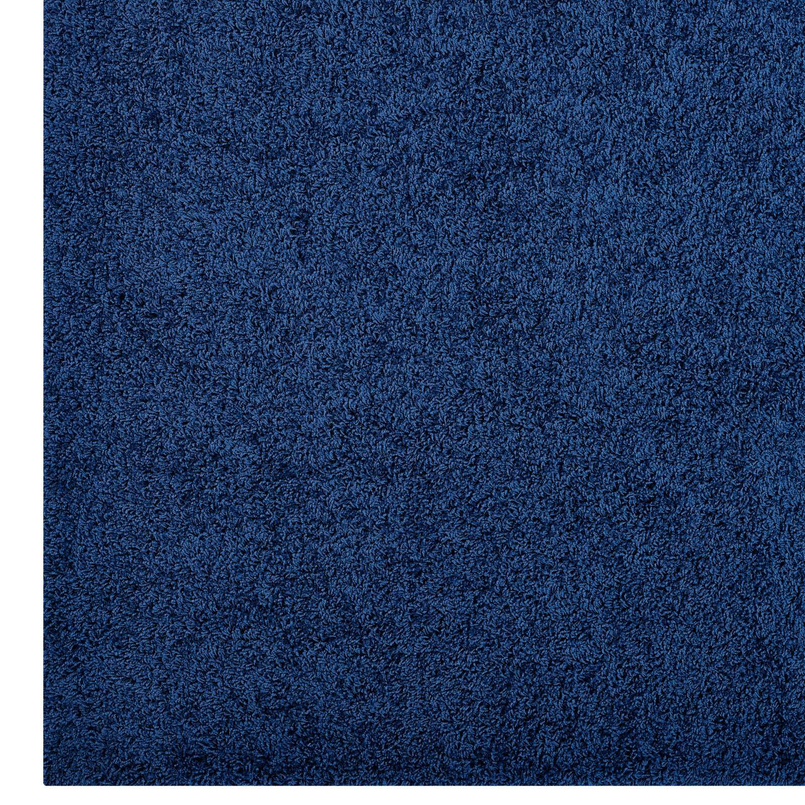 Alt View 1. Modway - Enyssa Solid Shag Area Rug - Navy.