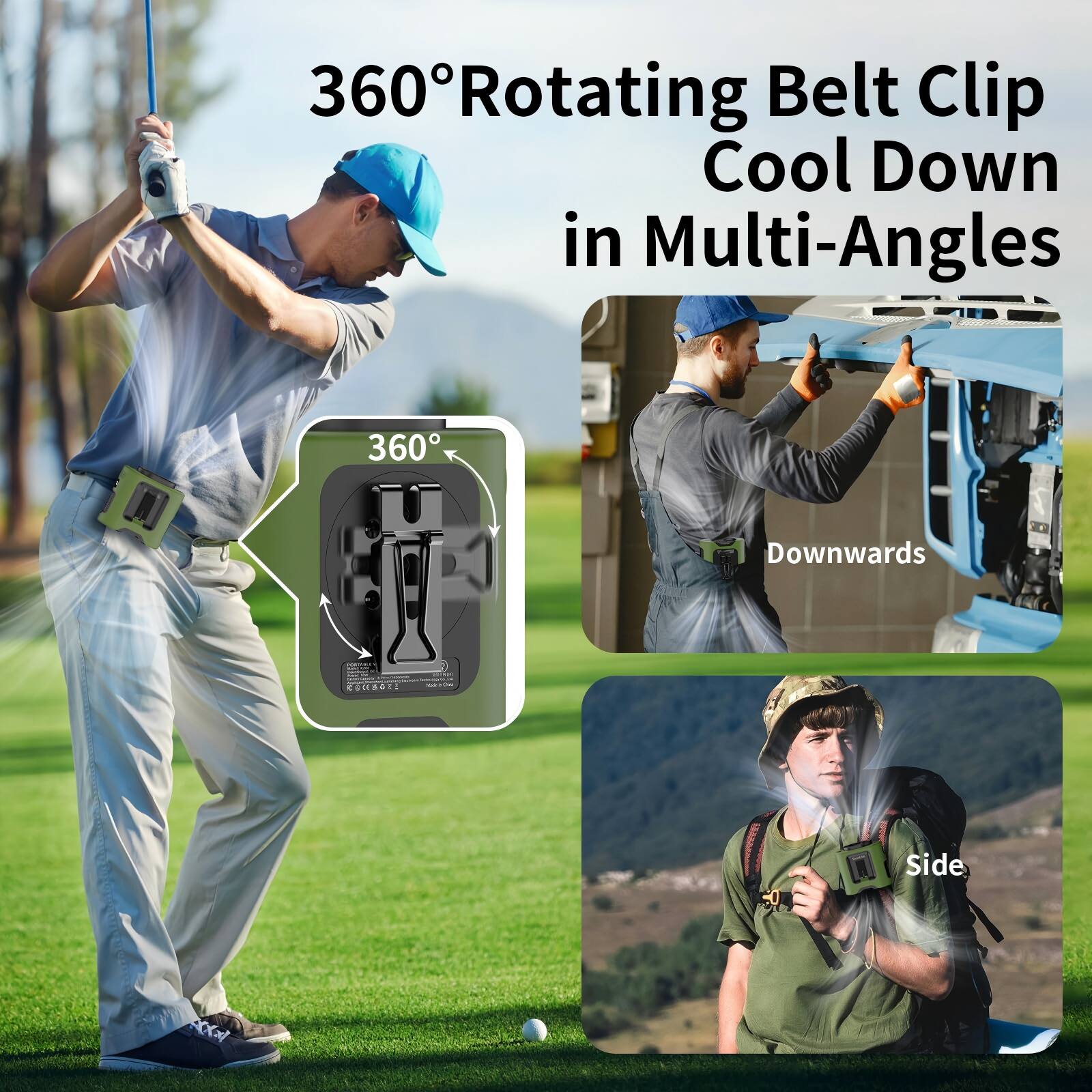 360° Rotating Belt Clip Cool Down in Multi-Angles

Downwards

Side