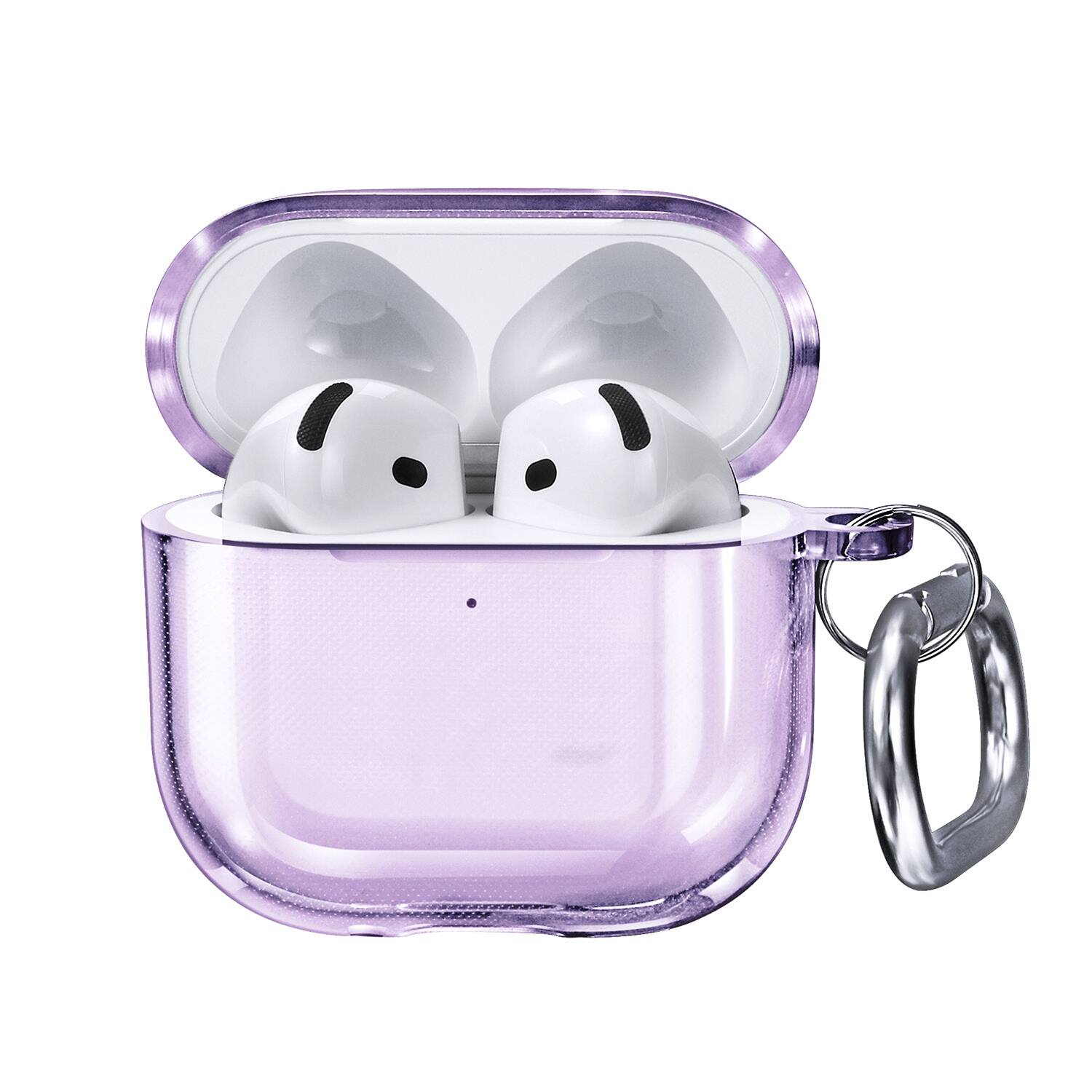 Alt View 2. Vena - For Apple Airpods 4 Case Cover, Airpods Case 4 TPU Airpod Case 4th Generation Supports Wireless Charging, Purple - Purple.