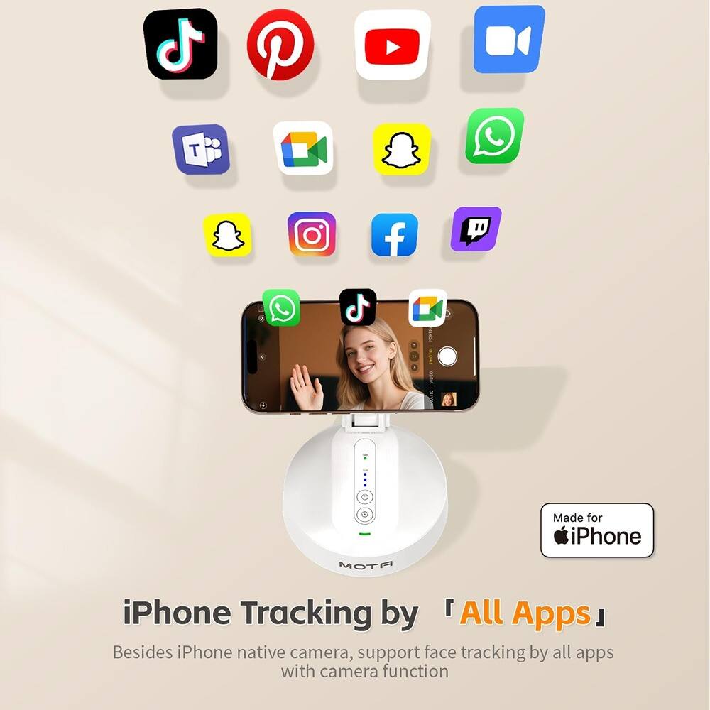 iPhone Tracking by "All Apps"

Made for iPhone

Besides iPhone native camera, support face tracking by all apps with camera function