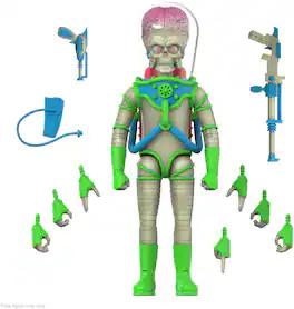 Super7 - Mars Attacks - ULTIMATES! Wv2 - Martian (Glow) Action Figure - COLLECTIBLES - Multicolor