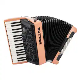 Hohner - BRAVO MyColor III 72 Chromatic Piano Key Accordion (Sunrise Light Orange)
