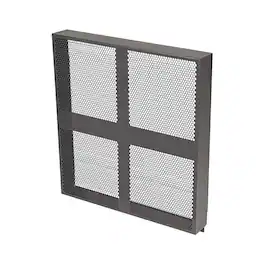 RackSolutions - 15U Front Cover for Open Frame Wall Mount Rack - Black