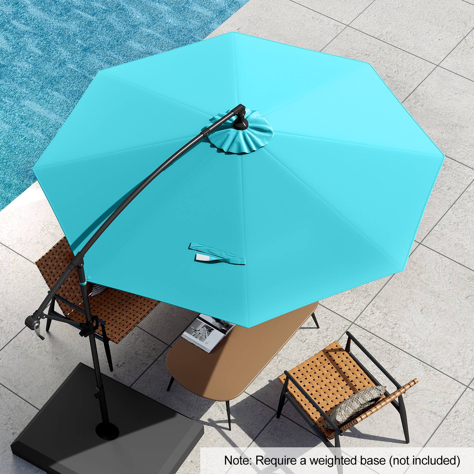 Note: Require a weighted base (not included)