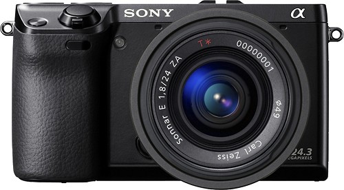  Sony - NEX-7 Compact System Camera with 18-55mm Lens - Black