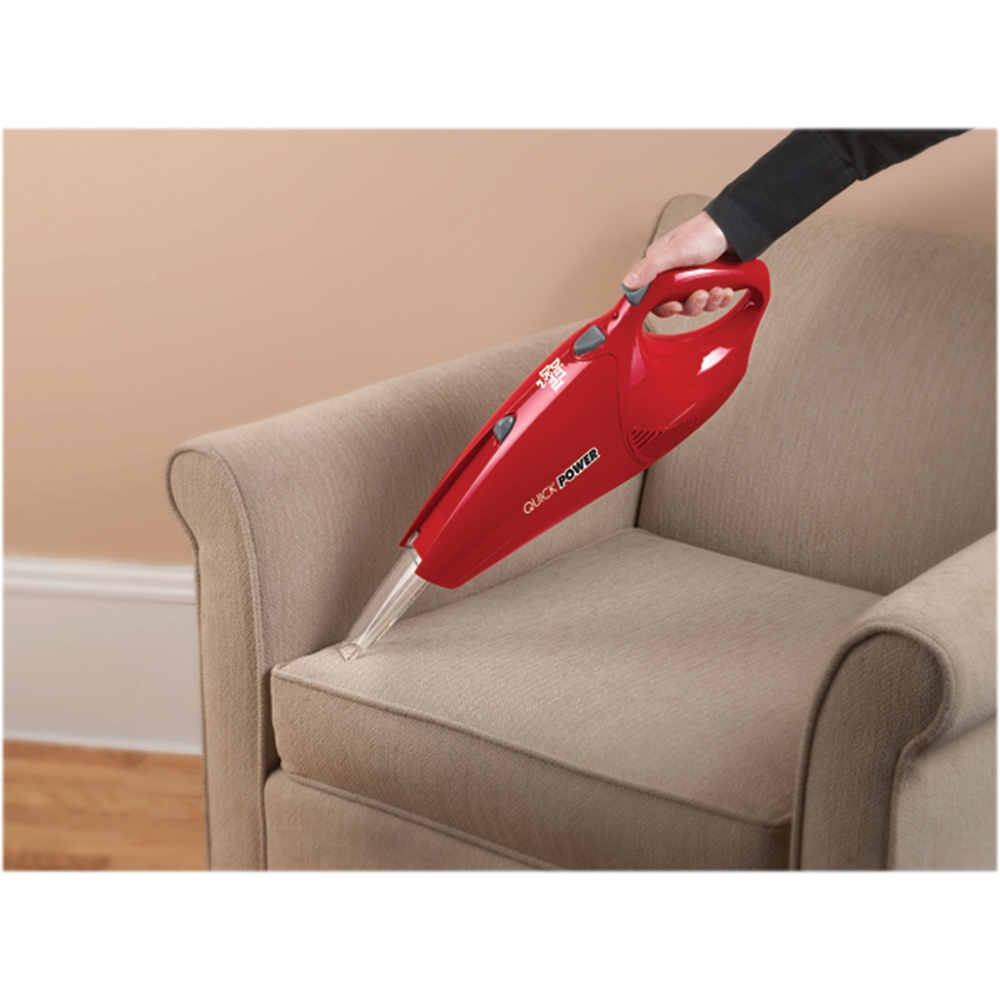 Best Buy: Dirt Devil Quick Flip Plus Bagless Cordless Hand Vac Red BD30025B