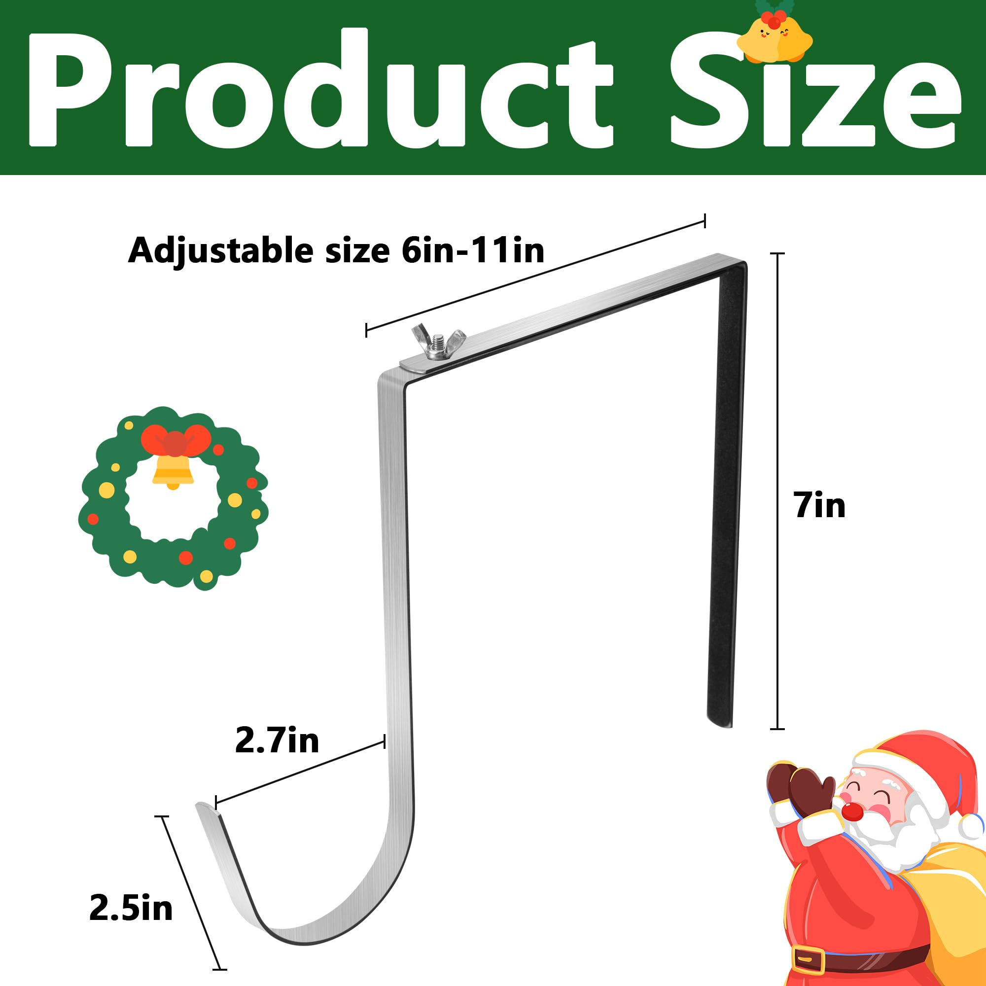Product Size

Adjustable size 6in-11in

7in

2.7in

2.5in