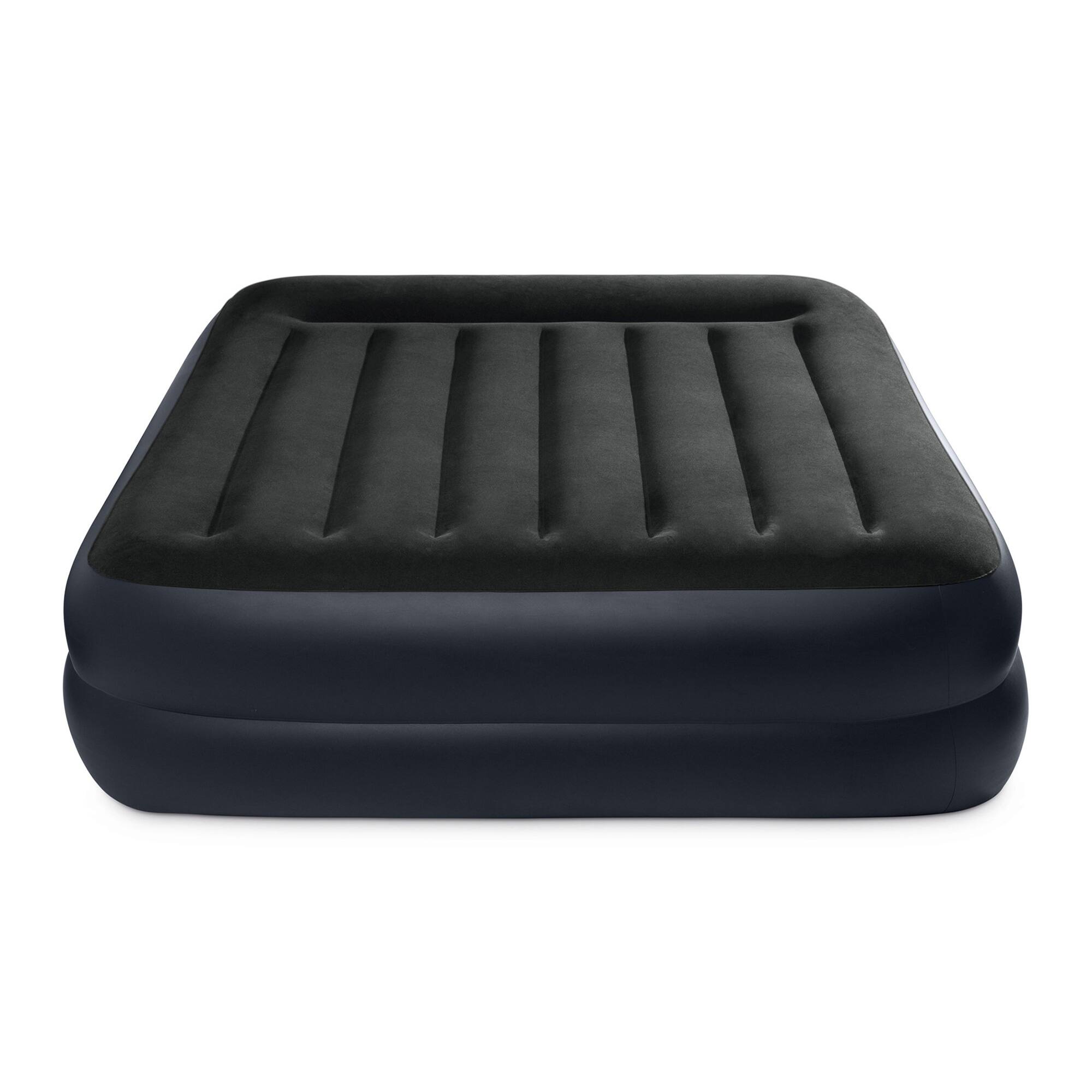 Alt View 8. Intex - Intex 64123ED Air Mattress, Dura Beam Plus Pillow Rest w/ Built in Pump, Queen - Black.