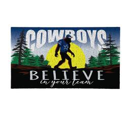 Evergreen Enterprises - Dallas Cowboys 28" x 16" Bigfoot Believe in Your Team Turf Door Mat - Multicolor
