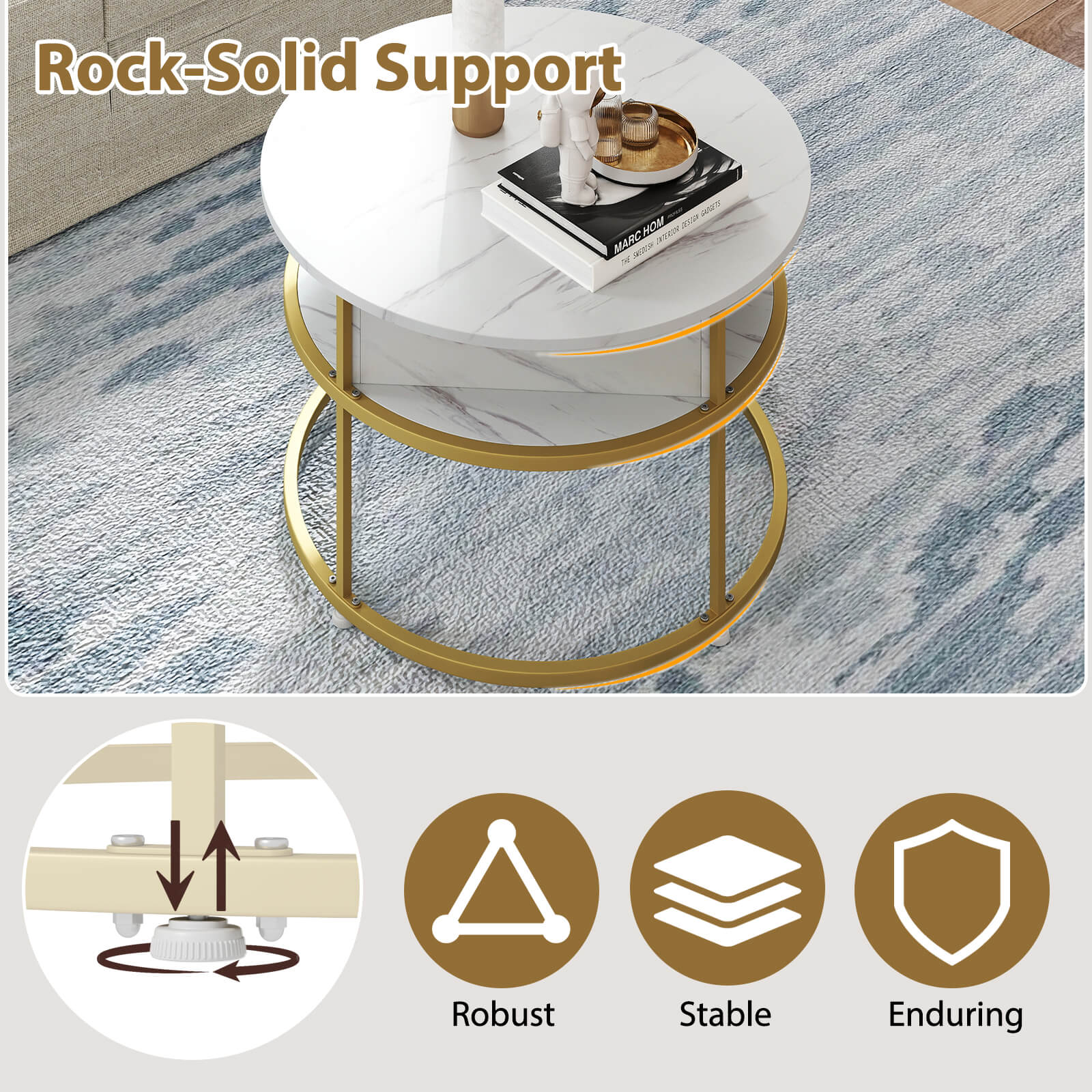 Rock-Solid Support

Robust  
Stable  
Enduring