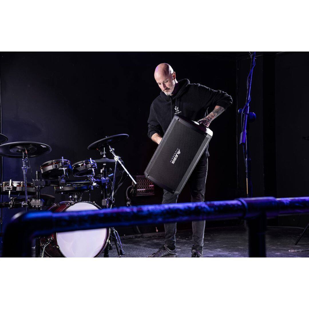 Left. Alesis - Alesis Strike Amp 12 MK2 2500W Drum Amp with Bluetooth.