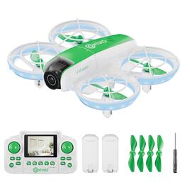 Contixo - F15 Astro Mini Drone with 2.4" Screen Remote Control 720P HD Camera, Hover, Stunts, 2 Batteries - Green