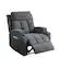 Alt View 14. Bestier - 33.5" Gray Fabric Manual Massage Recliner Chair with Remote Control and 2 Dual Cup Holders - Dark Gray.