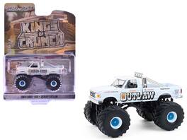 1988 Ford F-150 Monster Truck "Jersey Outlaw" "Kings of Crunch" Series 16 1/64 Diecast Model Car by Greenlight - White
