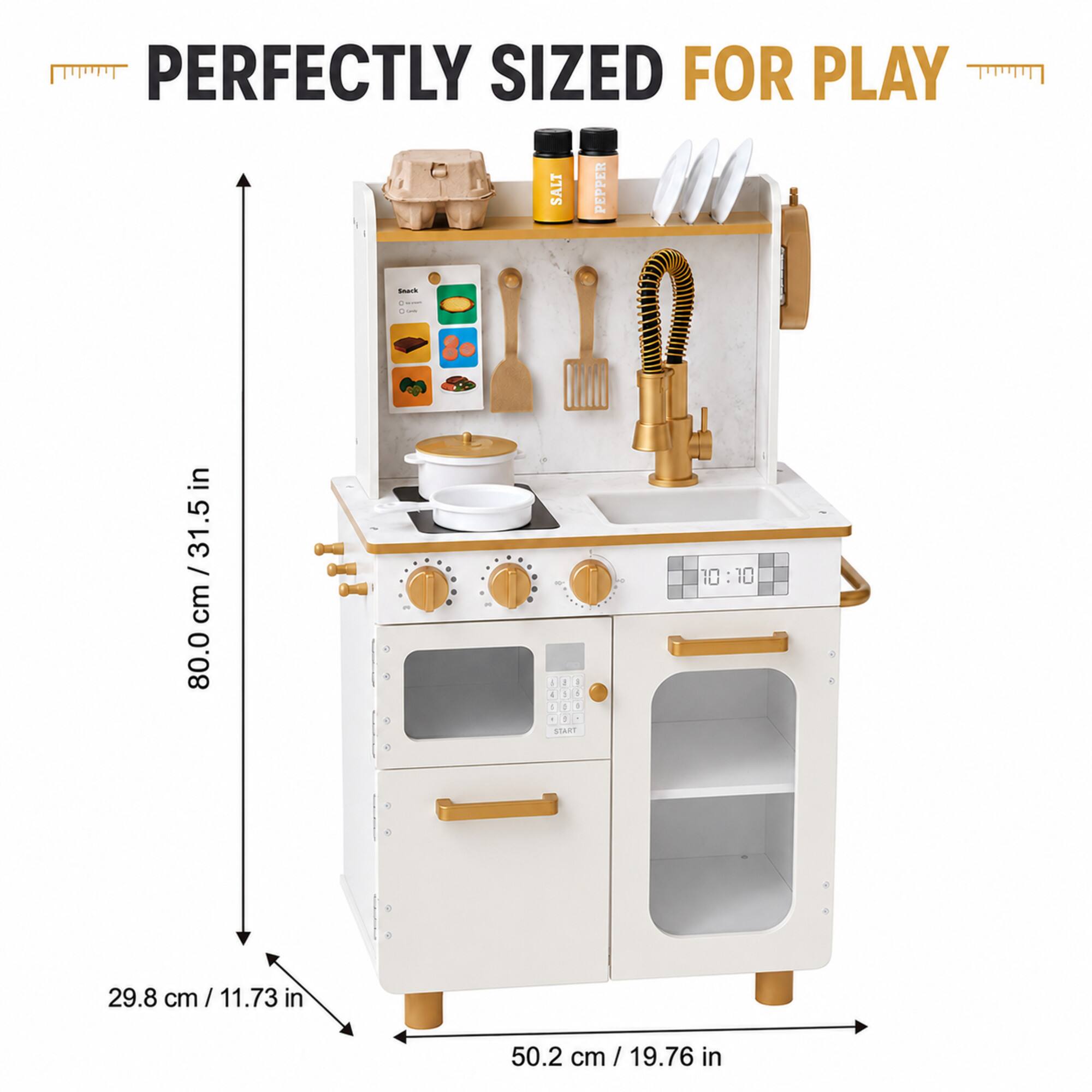 PERFECTLY SIZED FOR PLAY

80.0 cm / 31.5 in

29.8 cm / 11.73 in

50.2 cm / 19.76 in
