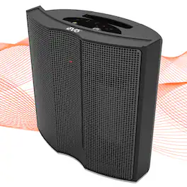 EVO - Twin Ceramic Heat Logic Heater – Tip Over Cutoff Switch, Auto Overheat Shut-off, and 15-Second Cool Down