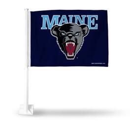 Rico Industries - Maine Black Bears 11x14 Window Mount 2-Sided Car Flag - Multi