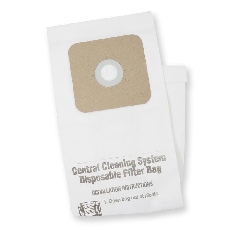 Central Cleaning System Disposable Filter Bag  
INSTALLATION INSTRUCTIONS  
1. Open bag out at pleats.