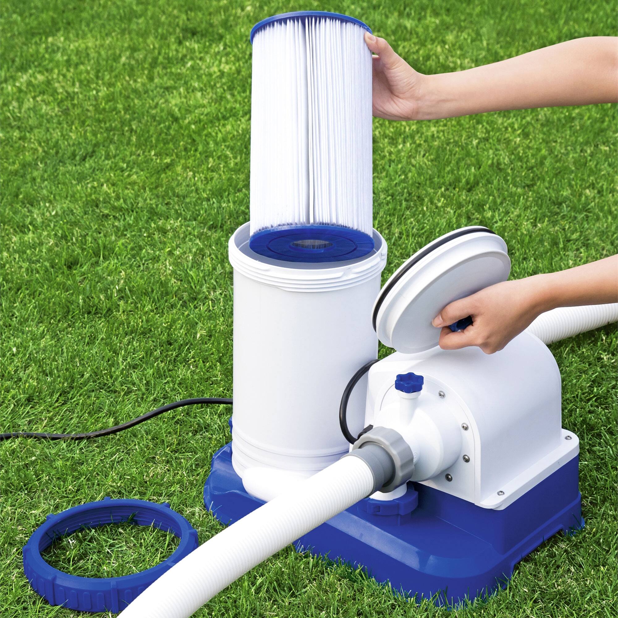 Alt View 2. Bestway - Bestway Flowclear Type IV & B Pool Filter Pump Replacement Cartridge (3 Pack).