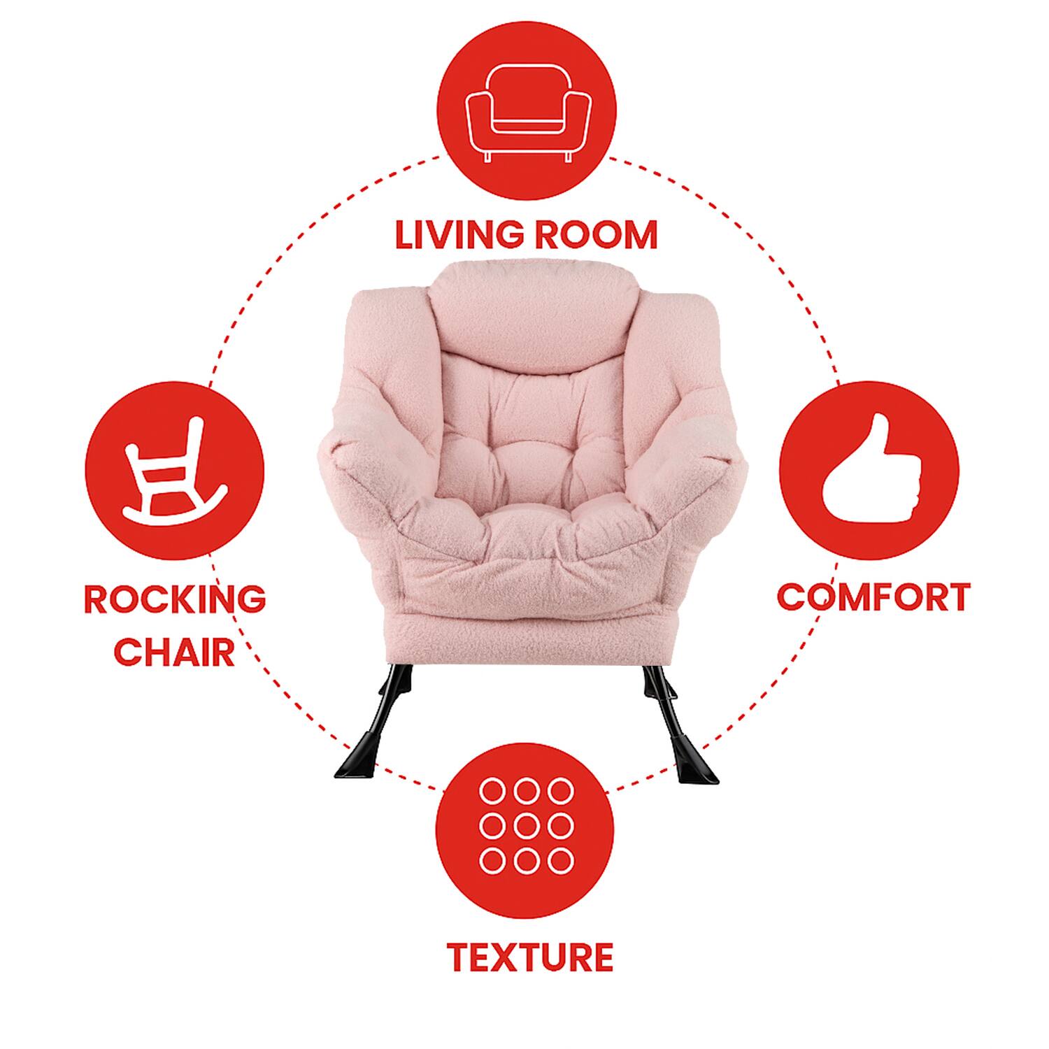 LIVING ROOM  
ROCKING CHAIR  
COMFORT  
TEXTURE