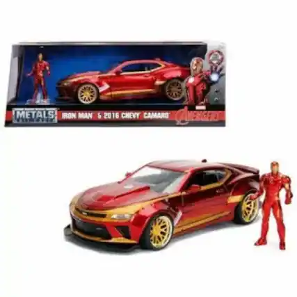 The text on the image is: "METALS IRON MAN 5 2016 CHEVY CAMARO AVENGERS."
