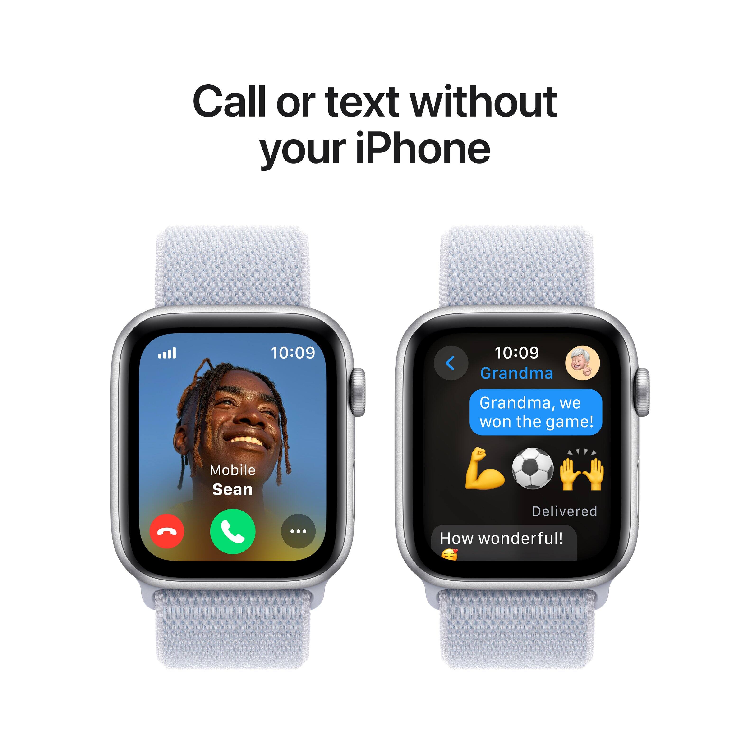 Call or text without your iPhone. 10:09 10:09 Grandma Mobile Sean Grandma, we won the game! Delivered ... How wonderful!