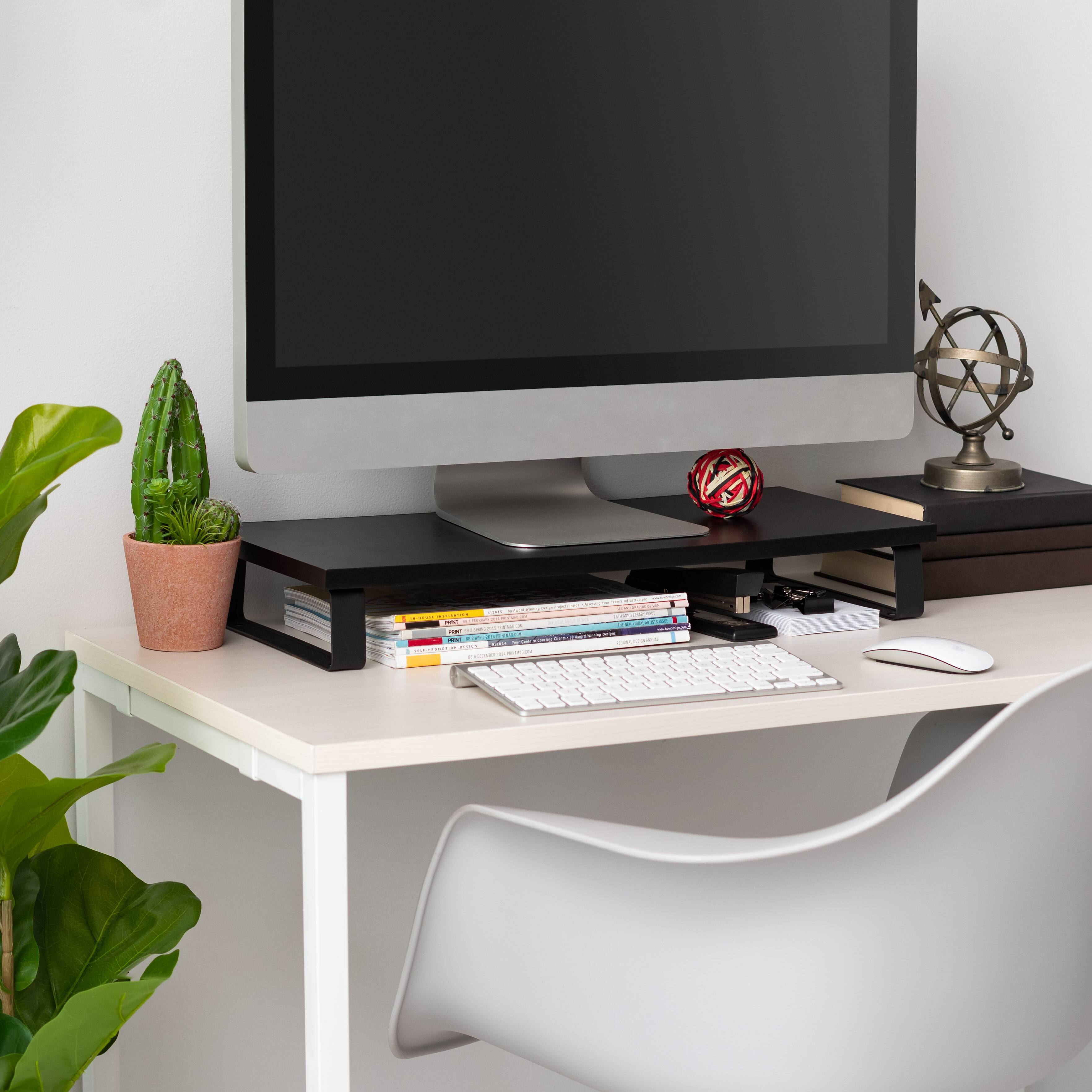 Alt View 5. IRIS USA - IRIS USA Computer Monitor Stand for Desk - Black.