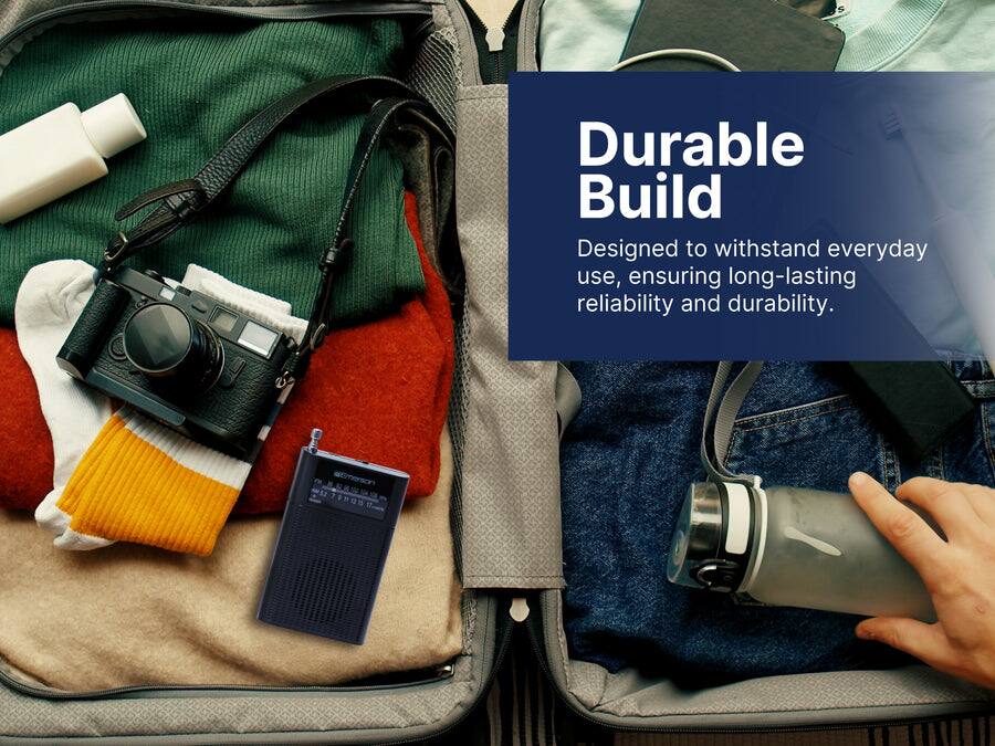 Durable Build  
Designed to withstand everyday use, ensuring long-lasting reliability and durability.