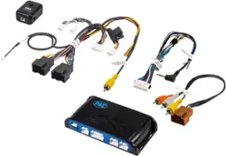 PAC - Radio Replacement and Steering Wheel Control Interface with OnStar Retention for Select GM Vehicles - Blue - Front_Zoom