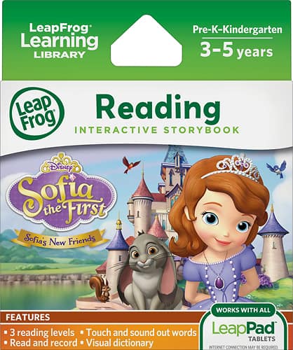 Front Zoom. LeapFrog - Disney Sofia the First Sofia's New Friends Interactive Storybook - Multi.