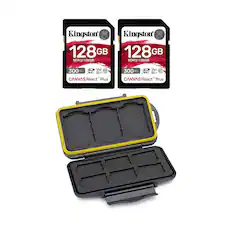 Kingston 128GB SDR2/128GB 300MB/s V90 10 MB/s CANVAS React Plus