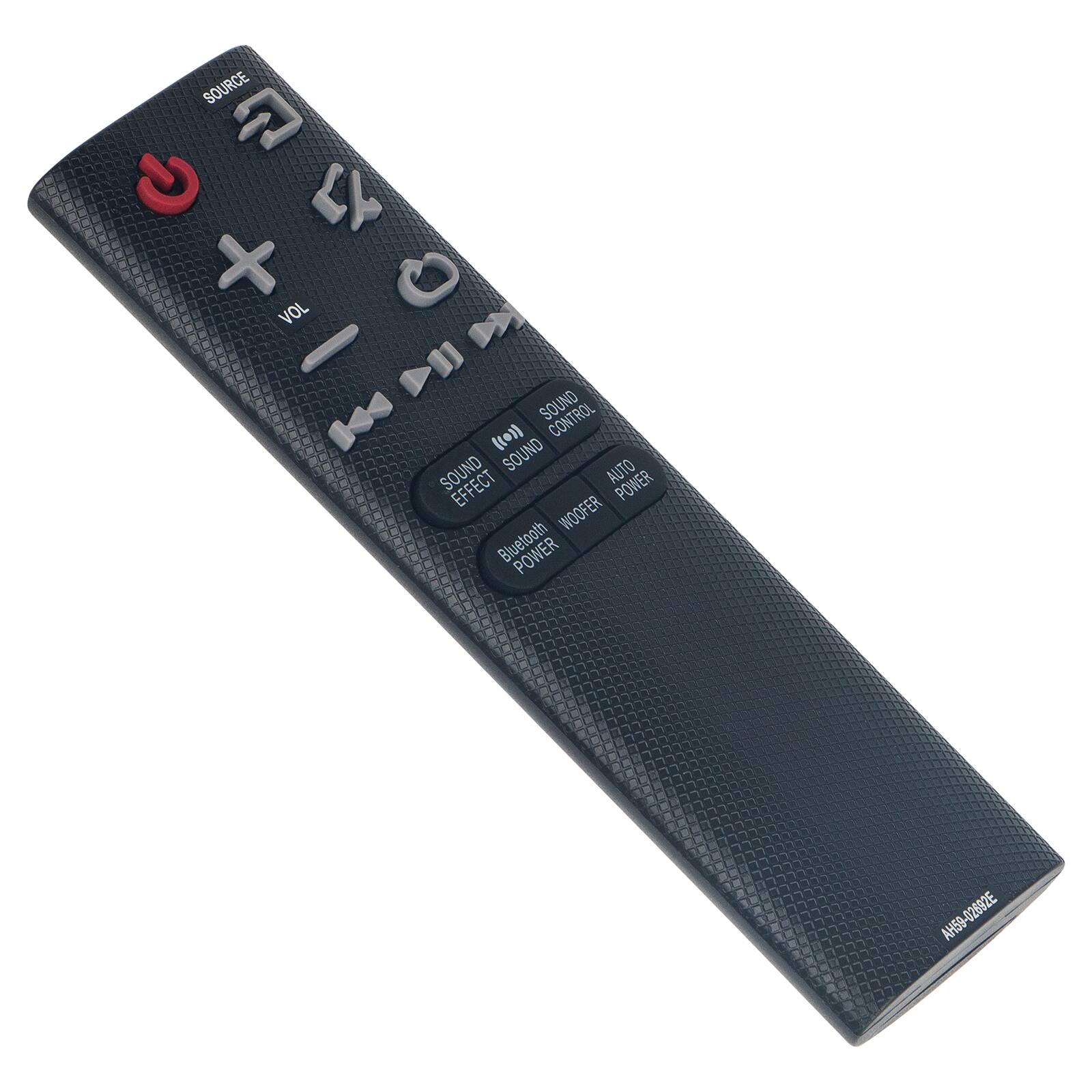 SOURCE  
VOL +  
VOL -  
SOUND CONTROL  
SOUND EFFECT  
SOUND AUTO  
WOOFER  
POWER  
AH59-02692E